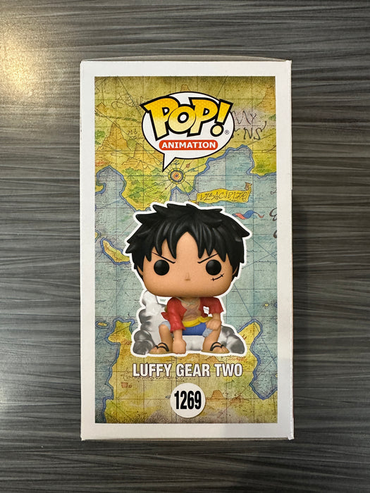 Funko POP! Animation: One Piece - Luffy Gear Two (Fundom)(CHASE)(Signed/Colleen Clickenbeard/JSA) #1269