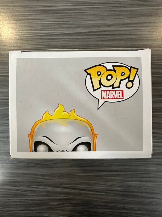 Funko POP! Marvel: Marvel Universe - Ghost Rider (GiTD)(Harrison's)(Damaged Box*) #18