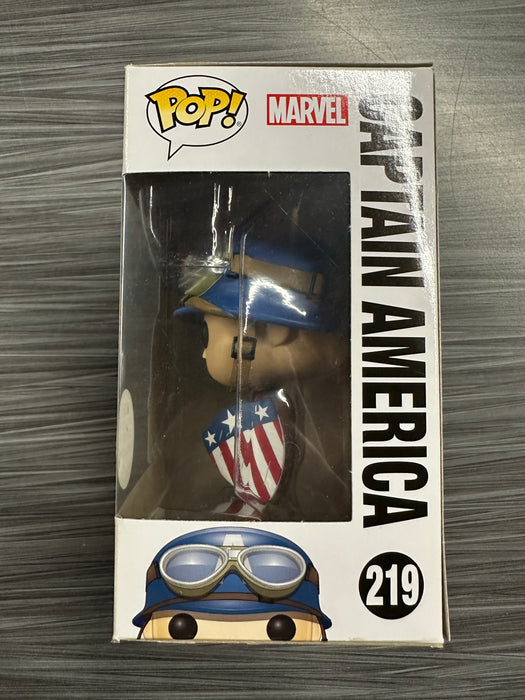 Funko POP! Marvel:The First Avenger - Captain America (2017 Spring Convention)(Damaged Box) #219