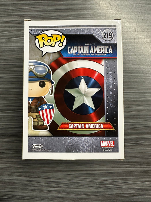 Funko POP! Marvel:The First Avenger - Captain America (2017 Spring Convention)(Damaged Box) #219