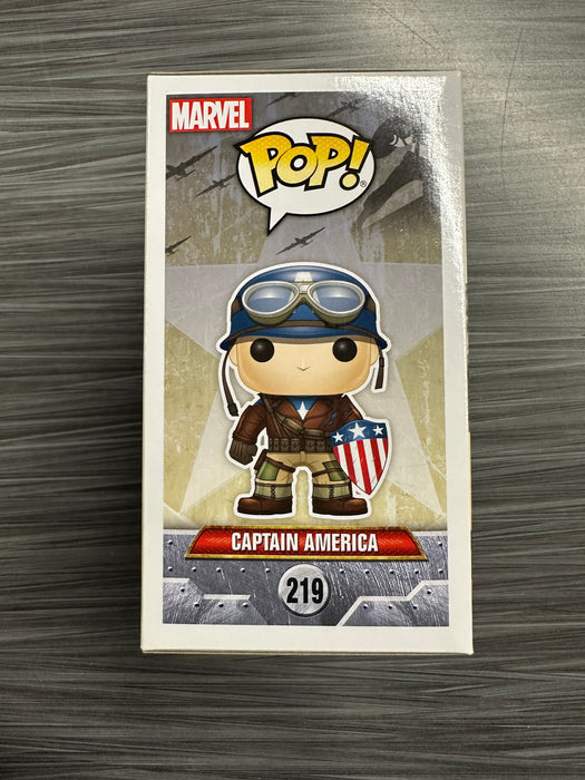 Funko POP! Marvel:The First Avenger - Captain America (2017 Spring Convention)(Damaged Box) #219