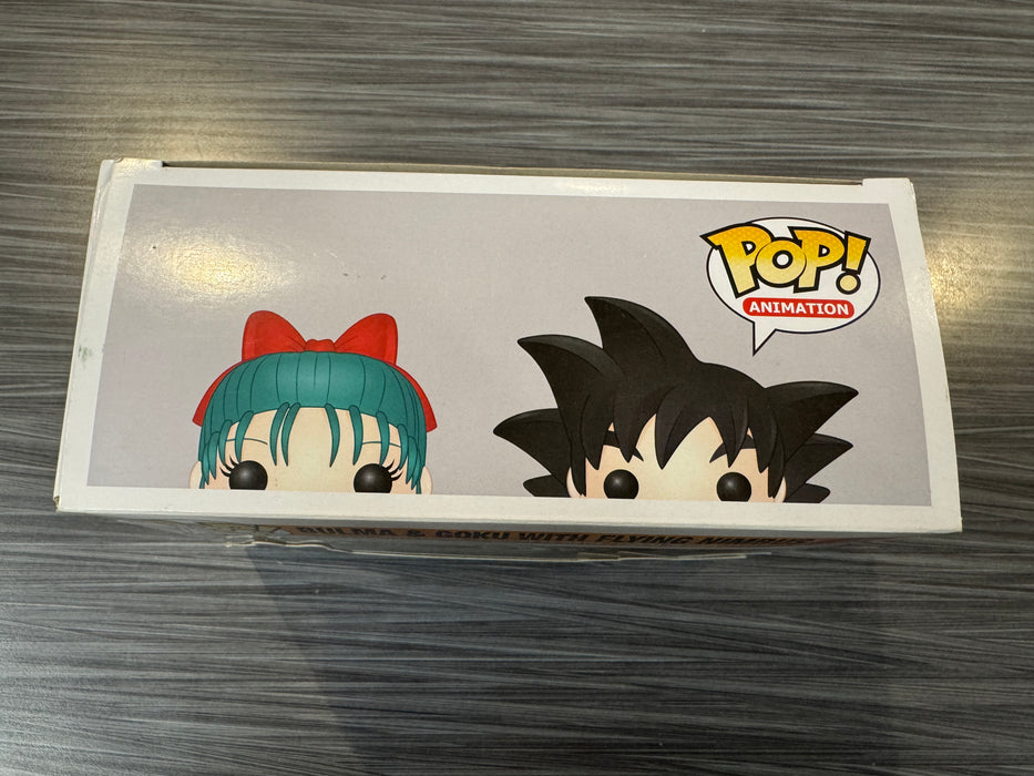 Funko POP! Animation: Dragonball - Bulma & Goku w/ Flying Nimbus (BAM!)(Damaged Box*)(2 Pack)