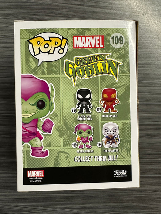 Funko POP! Marvel: Green Goblin (GiTD)(2016 ECCC)(300 PCS)(Damaged Box) #109