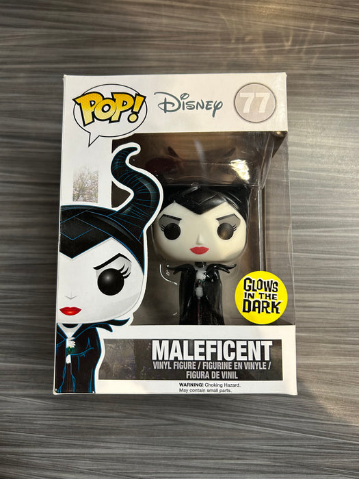Funko POP! Disney: Maleficent (GiTD)(Damaged Box) #77
