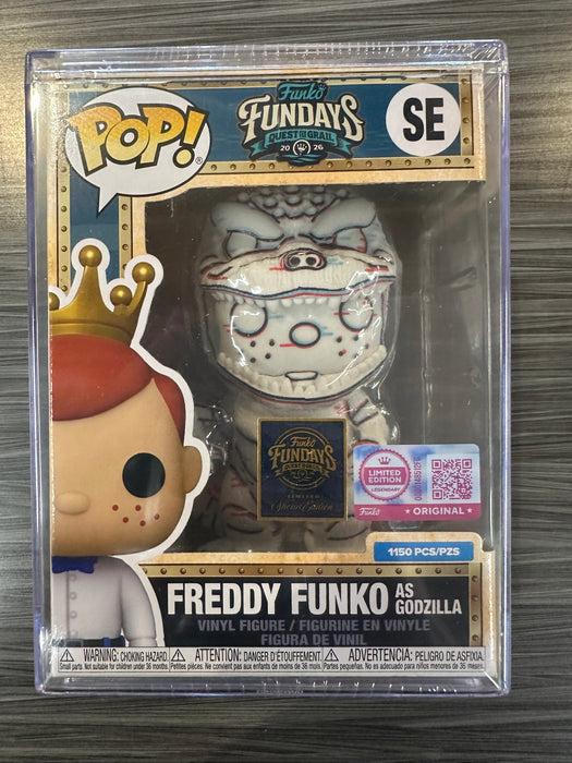 Funko POP! 2026 Fundays Quest For The Grail: Freddy Funko as Godzilla [Sketch] (Funko Legendary/Show Edition)(1150 PCS) #SE