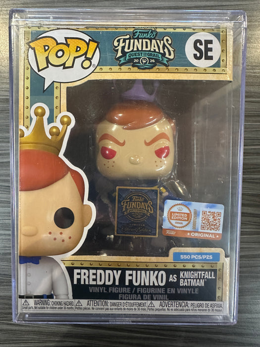 Funko POP! 2026 Fundays Quest For The Grail: Freddy Funko as Knightfall Batman (Funko Grail/Show Edition)(550 PCS) #SE