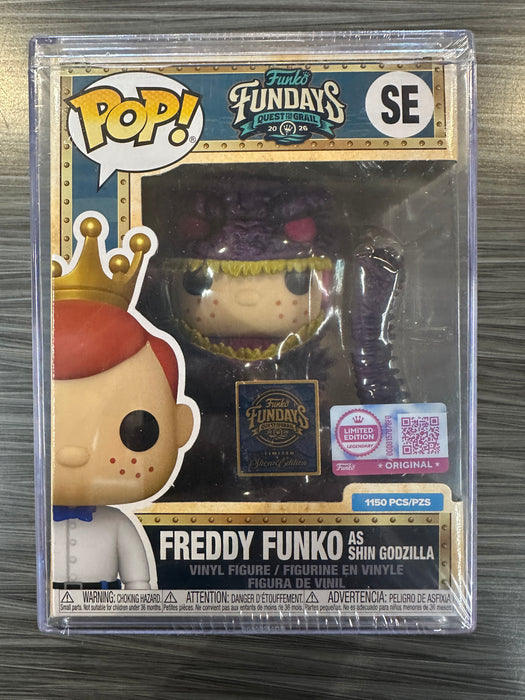 Funko POP! 2026 Fundays Quest For The Grail: Freddy Funko as Shin Godzilla [Purple] (Funko Legendary/Show Edition)(1150 PCS) #SE