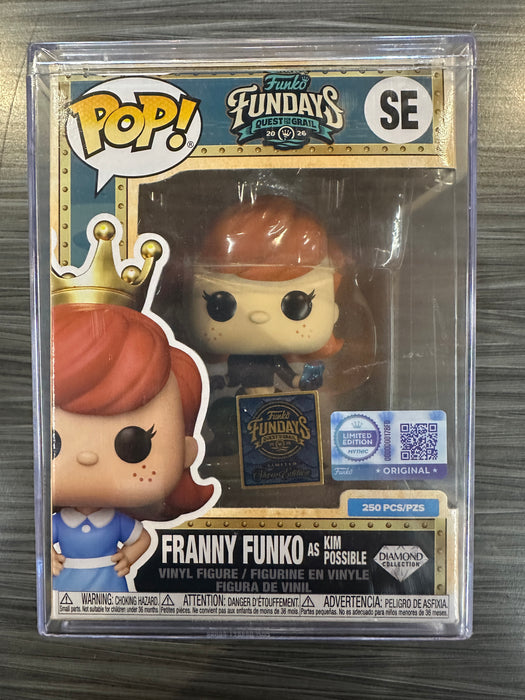 Funko POP! 2026 Fundays Quest For The Grail: Franny Funko as Kim Possible [Diamond] (Funko Mythic/Show Edition)(250 PCS) #SE