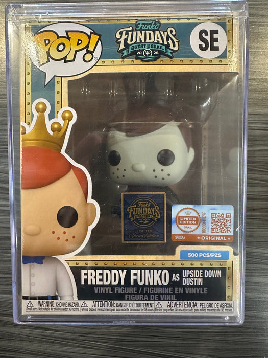 Funko POP! 2026 Fundays Quest For The Grail: Freddy Funko as Upside Down Dustin (Funko Grail/Show Edition)(500 PCS) #SE
