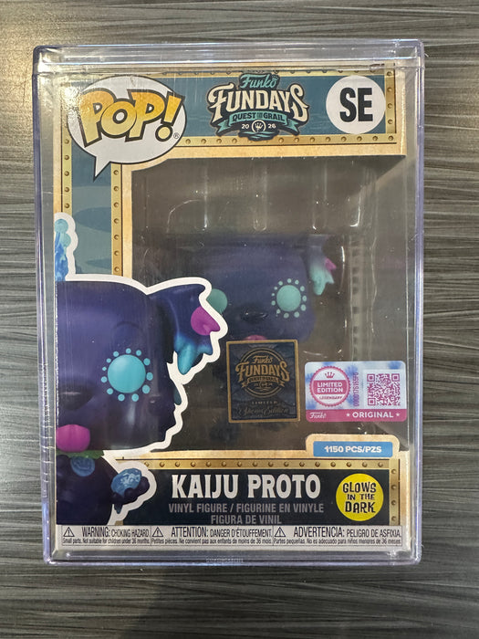 Funko POP! 2026 Fundays Quest For The Grail: Kaiju Proto (GiTD)(Funko Legendary/Show Edition)(1150 PCS) #SE