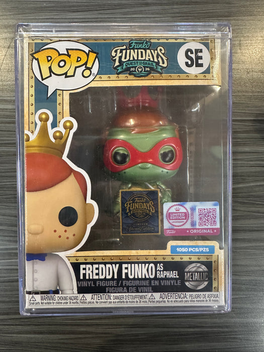 Funko POP! 2026 Fundays Quest For The Grail: Freddy Funko as Raphael [Metallic] (Funko Legendary/Show Edition)(1050 PCS) #SE
