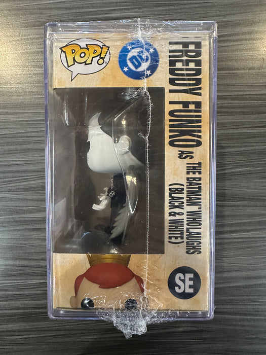 Funko POP! 2026 Fundays Quest For The Grail: Freddy Funko as The Batman Who Laughs [Black & White] (Funko Legendary/Show Edition)(1000 PCS)(Damaged Box)[A] #SE