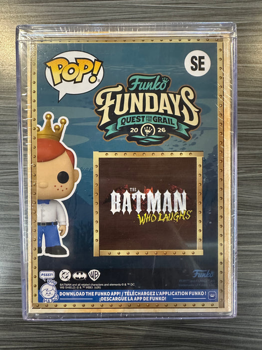 Funko POP! 2026 Fundays Quest For The Grail: Freddy Funko as The Batman Who Laughs [Black & White] (Funko Legendary/Show Edition)(1000 PCS)(Damaged Box)[A] #SE
