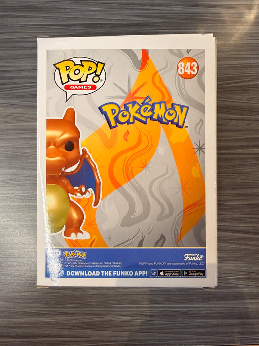 Funko POP! Games: Pokemon - Charizard [Metallic] (2022 Wondorous Convention) #843