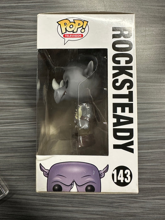 Funko POP! Television: Teenage Mutant Ninja Turtles - Rocksteady (Damaged Box)[A] #143