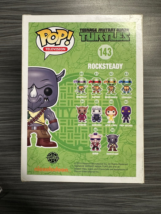 Funko POP! Television: Teenage Mutant Ninja Turtles - Rocksteady (Damaged Box)[A] #143