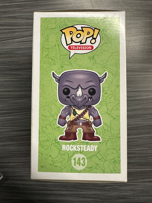 Funko POP! Television: Teenage Mutant Ninja Turtles - Rocksteady (Damaged Box)[A] #143