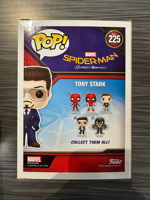 Funko POP! Marvel: Spider-Man Homecoming - Tony Stark (2017 SDCC)(Damaged Box*) #225