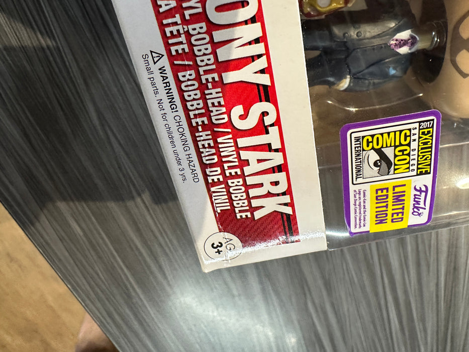 Funko POP! Marvel: Spider-Man Homecoming - Tony Stark (2017 SDCC)(Damaged Box*) #225