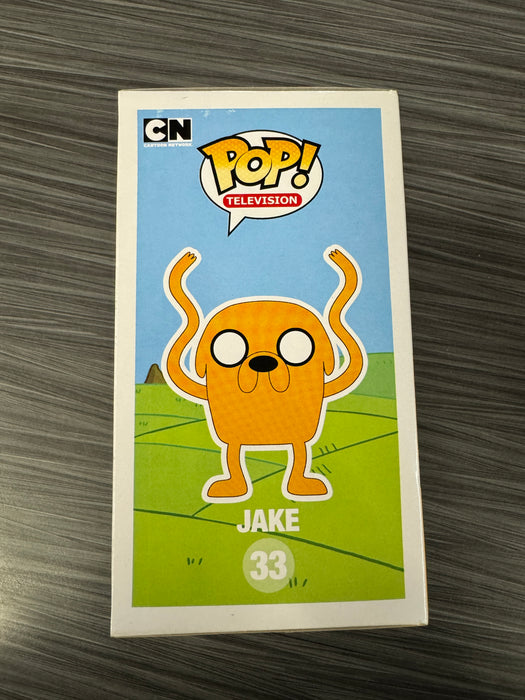 Funko POP! Television: Adventure Time - Jake (Toy Wars)(Flocked)(Damaged Box) #33