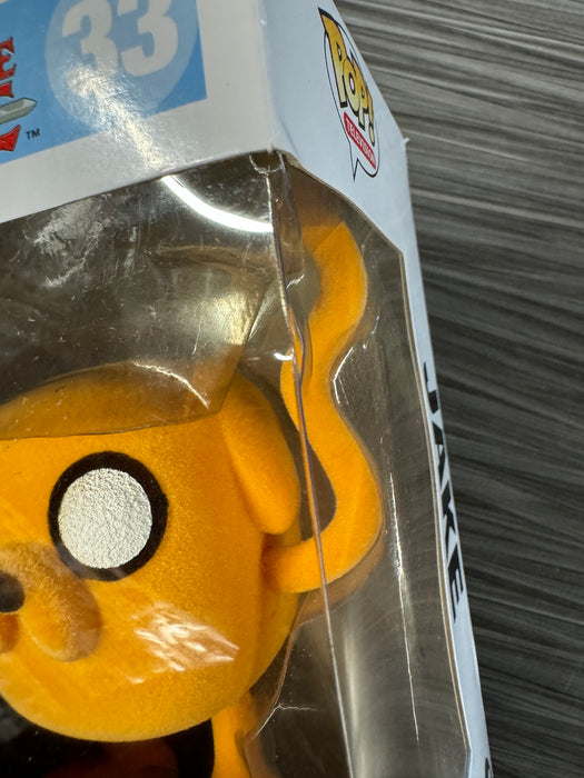 Funko POP! Television: Adventure Time - Jake (Toy Wars)(Flocked)(Damaged Box) #33