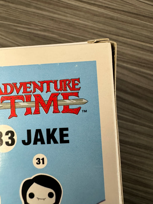 Funko POP! Television: Adventure Time - Jake (Toy Wars)(Flocked)(Damaged Box) #33