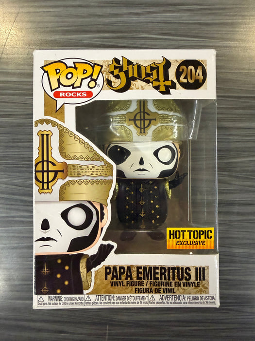 Funko POP! Rocks: Ghost - Papa Emeritus III (Hot Topic)(Damaged Box) #204
