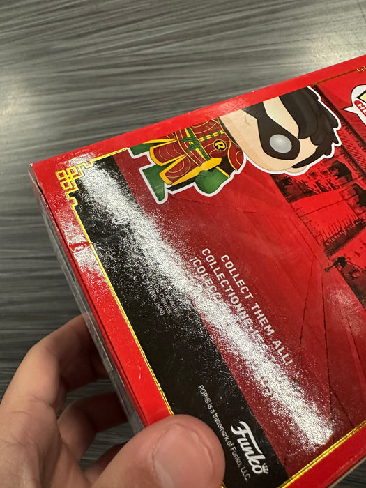 Funko POP! Heroes: DC - Robin [Imperial Palace][Metallic](CHASE)(Damaged Box) #377