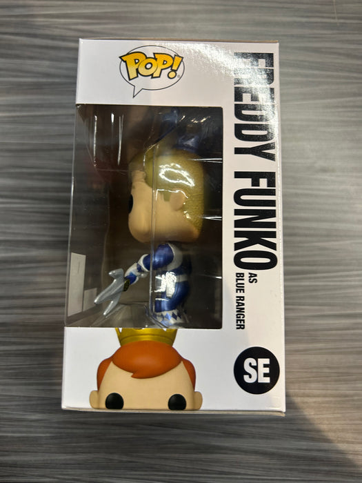 Funko POP! Freddy Funko As Blue Ranger [Metallic] (2024 Funtastic Voyage Show Edition 500 PCS)(Damaged Box) #SE