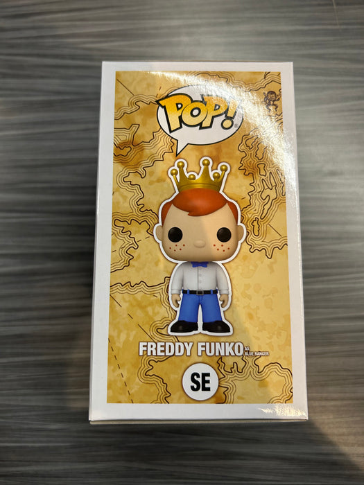 Funko POP! Freddy Funko As Blue Ranger [Metallic] (2024 Funtastic Voyage Show Edition 500 PCS)(Damaged Box) #SE