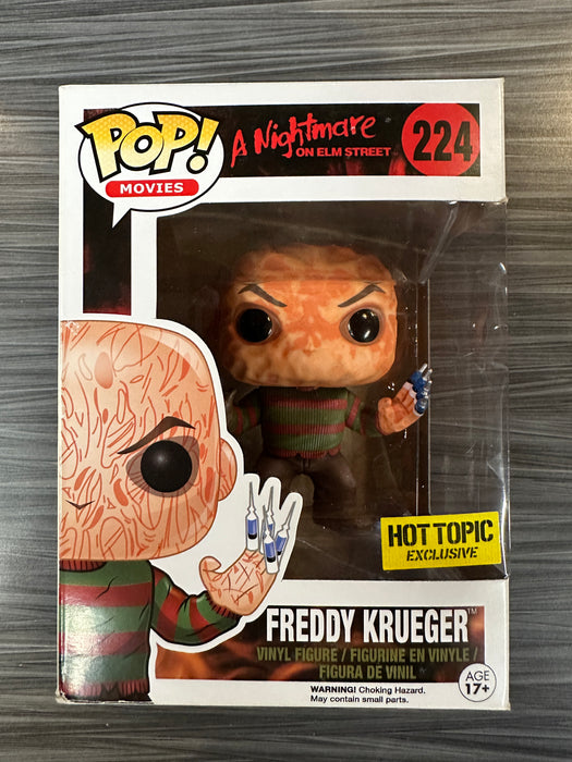 Funko POP! Movies: A Nightmare On Elm Street - Freddy Krueger [Syringe Fingers] (Hot Topic)(Damaged Box) #224