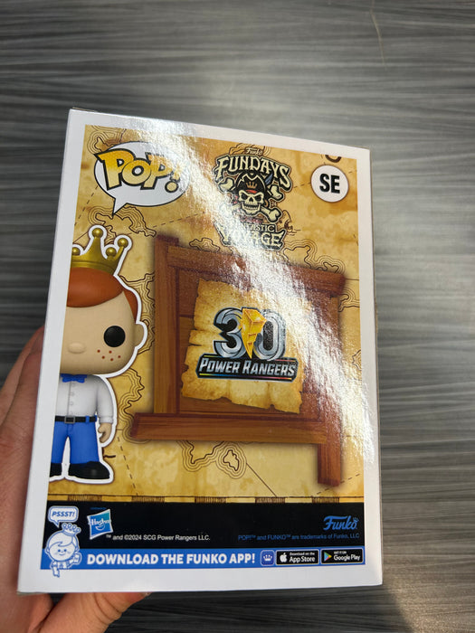 Funko POP! Freddy Funko As Blue Ranger [Metallic] (2024 Funtastic Voyage Show Edition 500 PCS)(Damaged Box) #SE