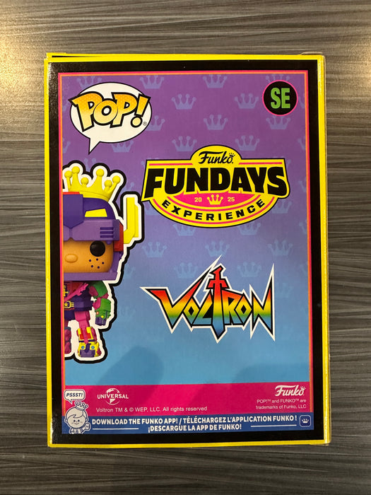 Funko POP! Funko: Freddy Funko As Voltron [Blacklight] (2025 Fundays Show/1500 PCS)(Damaged Box) #SE