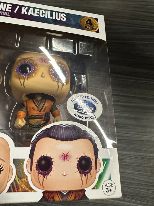 Funko POP! Marvel: Doctor Strange - Doctor Strange/Karl Mordo/Ancient One/Kaecilius (Disney Store)(4000PCS)(Damaged Box)[4-Pack][A]