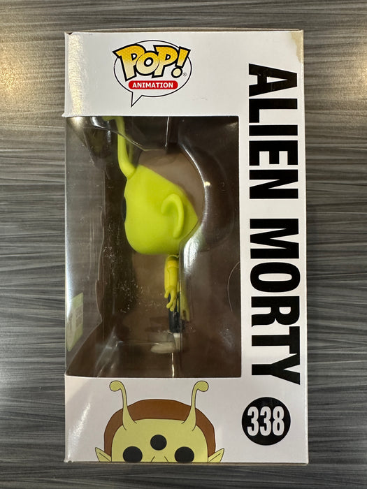 Funko POP! Animation: Rick And Morty - Alien Morty (2018 ECCC)(Damaged Box*) #338