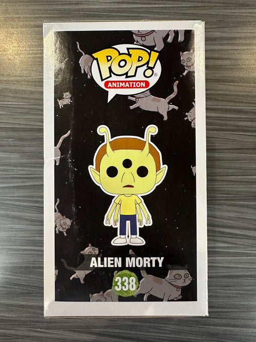 Funko POP! Animation: Rick And Morty - Alien Morty (2018 ECCC)(Damaged Box*) #338