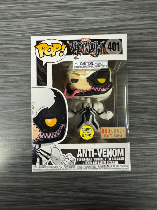 Funko POP! Marvel Venom: Anti-Venom (GiTD)(Boxlunch)(Damaged Box)[A] #401