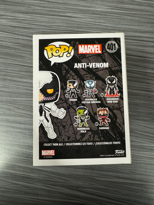 Funko POP! Marvel Venom: Anti-Venom (GiTD)(Boxlunch)(Damaged Box)[A] #401