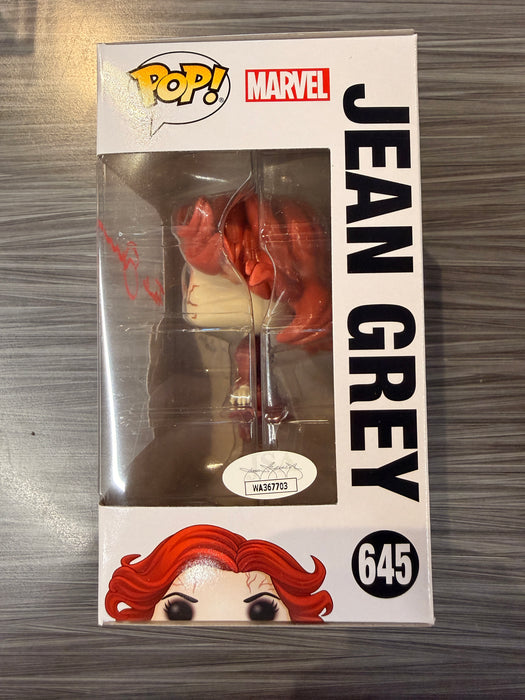 Funko POP! Marvel: Jean Grey (Signed/Famke Janssen/JSA) #645