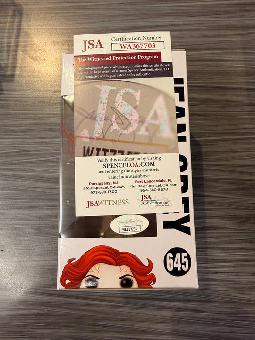 Funko POP! Marvel: Jean Grey (Signed/Famke Janssen/JSA) #645