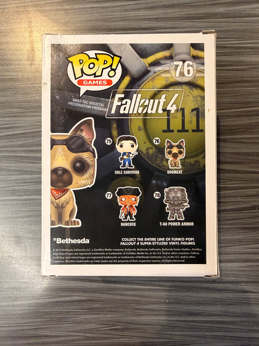 Funko POP! Games: Fallout 4 - Dogmeat (Damaged Box) #76