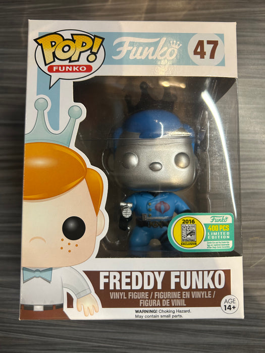 Funko POP! Funko: Freddy Funko [as Cobra Commander](2016 SDCC 400 PCS)(Damaged Box) #47