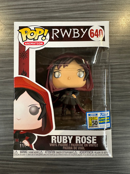Funko POP! Animation: RWBY - Ruby Rose (2019 SDCC)(Damaged Box) #640