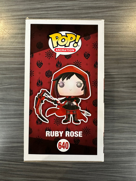 Funko POP! Animation: RWBY - Ruby Rose (2019 SDCC)(Damaged Box) #640