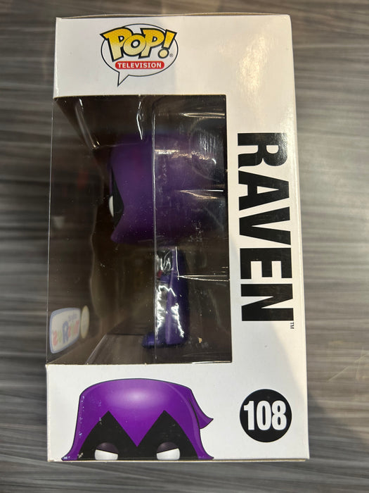 Funko POP! Television: Teen Titans Go - Raven (GiTD)(Toys R Us)(Damaged Box) #108