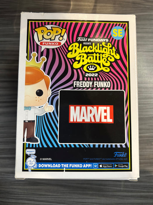 Funko POP! Funko: Freddy Funko As Spider-Man (Blacklight Battle)(4000PCS)(Damaged Box) [A] #SE