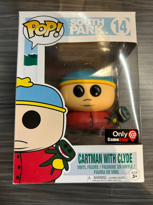 Funko POP! South Park: Cartman w/ Clyde (GameStop)(Damaged Box) #14