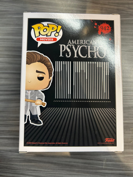 Funko POP! Movies: American Psycho - Patrick Bateman (CHASE)(Damaged Box) #942
