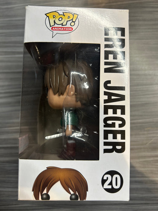 Funko POP! Animation: Attack on Titan - Eren Jaeger (Hot Topic Pre-Release)(Damaged Box) #20