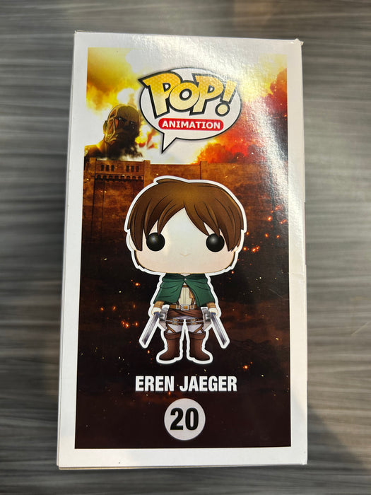 Funko POP! Animation: Attack on Titan - Eren Jaeger (Hot Topic Pre-Release)(Damaged Box) #20